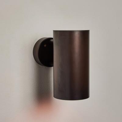 Hans Agne Jakobsson Hans Agne Jakobsson C627 110 Rulle Brown Patinated Outdoor Sconce