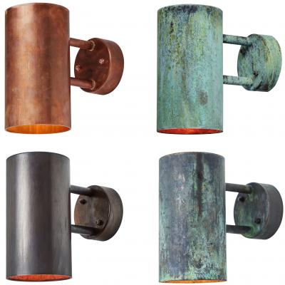Hans Agne Jakobsson Hans Agne Jakobsson C627 110 Rulle Verdigris Patinated Outdoor Sconce