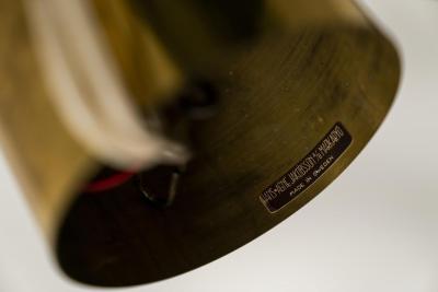 Hans Agne Jakobsson Hans Agne Jakobsson Chandelier Model T434 15 in Brass and Glass Sweden 1960s