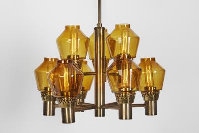 Hans Agne Jakobsson Hans Agne Jakobsson Chandelier for Hans Agne Jakobsson AB Markaryd Sweden 1960s