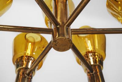 Hans Agne Jakobsson Hans Agne Jakobsson Chandelier for Hans Agne Jakobsson AB Markaryd Sweden 1960s