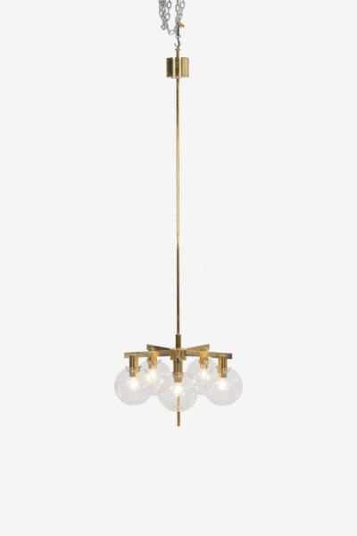 Hans Agne Jakobsson Hans Agne Jakobsson Five Globe Pastoral Chandelier