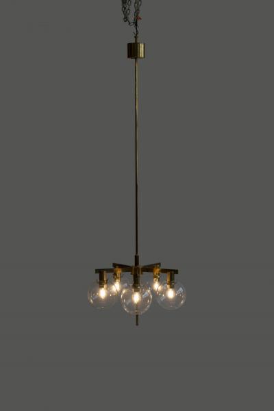 Hans Agne Jakobsson Hans Agne Jakobsson Five Globe Pastoral Chandelier
