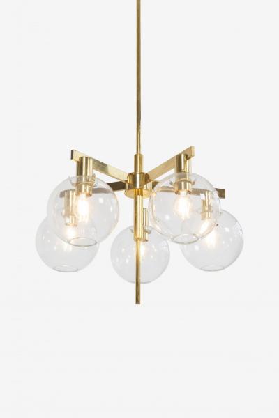 Hans Agne Jakobsson Hans Agne Jakobsson Five Globe Pastoral Chandelier