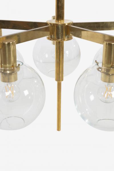 Hans Agne Jakobsson Hans Agne Jakobsson Five Globe Pastoral Chandelier