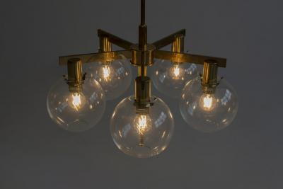 Hans Agne Jakobsson Hans Agne Jakobsson Five Globe Pastoral Chandelier