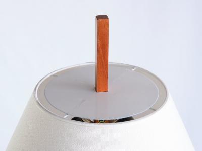 Hans Agne Jakobsson Hans Agne Jakobsson G35 Floor Lamp in Teak and Iron Markaryd Sweden 1960s