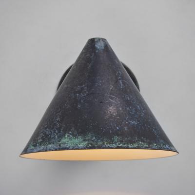 Hans Agne Jakobsson Hans Agne Jakobsson Mini Tratten Darkly Patinated Outdoor Sconce