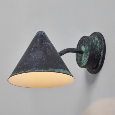Hans Agne Jakobsson Hans Agne Jakobsson Mini Tratten Darkly Patinated Outdoor Sconce