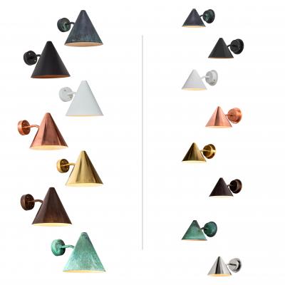 Hans Agne Jakobsson Hans Agne Jakobsson Mini Tratten Darkly Patinated Outdoor Sconce