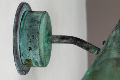 Hans Agne Jakobsson Hans Agne Jakobsson Mini Tratten Patinated Copper Outdoor Sconces