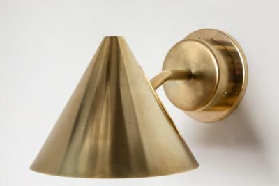 Hans Agne Jakobsson Hans Agne Jakobsson Mini Tratten Polished Brass Outdoor Sconces