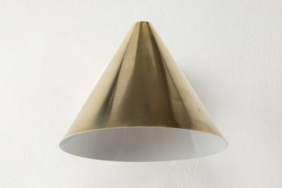 Hans Agne Jakobsson Hans Agne Jakobsson Mini Tratten Polished Brass Outdoor Sconces