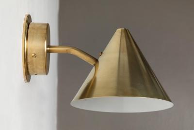 Hans Agne Jakobsson Hans Agne Jakobsson Mini Tratten Polished Brass Outdoor Sconces