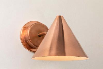 Hans Agne Jakobsson Hans Agne Jakobsson Mini Tratten Polished Copper Outdoor Sconce