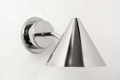 Hans Agne Jakobsson Hans Agne Jakobsson Mini Tratten Polished Nickel Outdoor Sconces