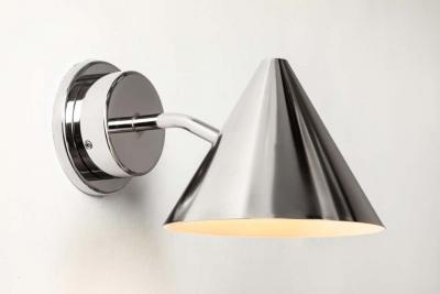 Hans Agne Jakobsson Hans Agne Jakobsson Mini Tratten Polished Nickel Outdoor Sconces