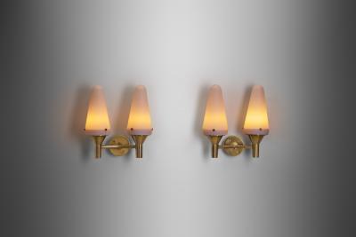Hans Agne Jakobsson Hans Agne Jakobsson Model S 1554 Wall Lamps Sweden 1950s