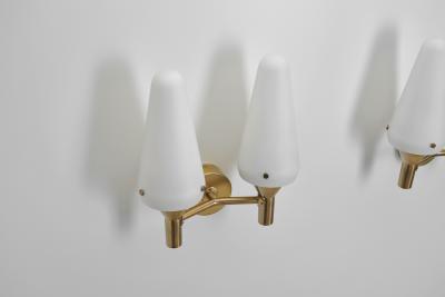 Hans Agne Jakobsson Hans Agne Jakobsson Model S 1554 Wall Lamps Sweden 1950s