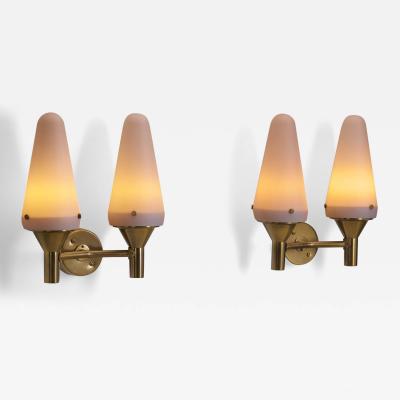 Hans Agne Jakobsson Hans Agne Jakobsson Model S 1554 Wall Lamps Sweden 1950s
