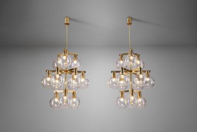 Hans Agne Jakobsson Hans Agne Jakobsson Model T 348 12 Ceiling Lamps Sweden 1960s