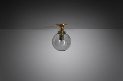 Hans Agne Jakobsson Hans Agne Jakobsson Model T 472 Ceiling Lamp for Markaryd Sweden 1960s