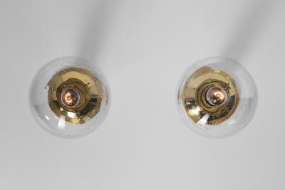 Hans Agne Jakobsson Hans Agne Jakobsson Model T 472 Ceiling Lamps for Markaryd Sweden 1960s