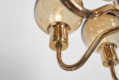 Hans Agne Jakobsson Hans Agne Jakobsson Model T716 Ceiling Lamp for Markaryd Sweden 1960s