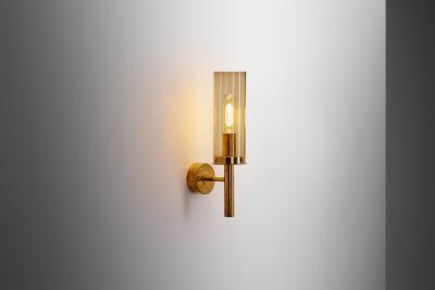 Hans Agne Jakobsson Hans Agne Jakobsson Model V169 1 Wall Sconce for Markaryd Sweden 1960s