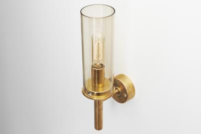 Hans Agne Jakobsson Hans Agne Jakobsson Model V169 1 Wall Sconce for Markaryd Sweden 1960s