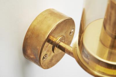 Hans Agne Jakobsson Hans Agne Jakobsson Model V169 1 Wall Sconce for Markaryd Sweden 1960s