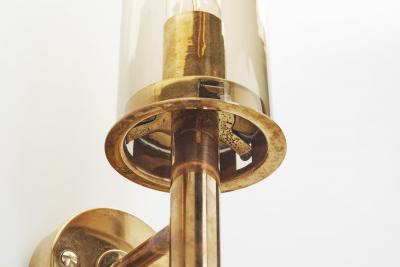 Hans Agne Jakobsson Hans Agne Jakobsson Model V169 1 Wall Sconces for Markaryd Sweden 1960s