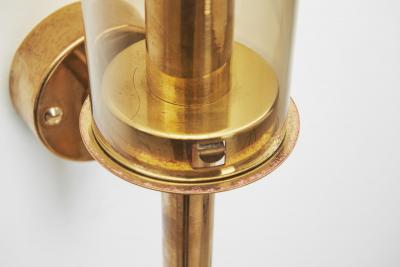 Hans Agne Jakobsson Hans Agne Jakobsson Model V169 1 Wall Sconces for Markaryd Sweden 1960s