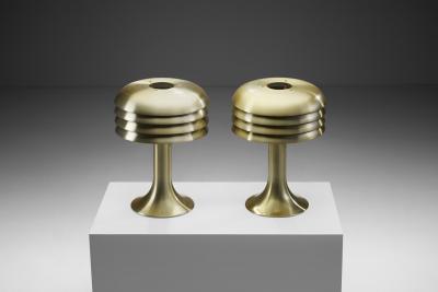 Hans Agne Jakobsson Hans Agne Jakobsson Pair of BN 26 Table Lamps for AB Markaryd Sweden 1950s
