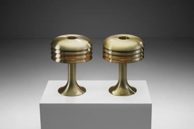 Hans Agne Jakobsson Hans Agne Jakobsson Pair of BN 26 Table Lamps for AB Markaryd Sweden 1950s
