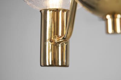 Hans Agne Jakobsson Hans Agne Jakobsson Patricia T372 12 Chandelier for Markaryd Sweden 1960s