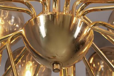 Hans Agne Jakobsson Hans Agne Jakobsson Patricia T372 24 Chandelier for Markaryd Sweden 1960s