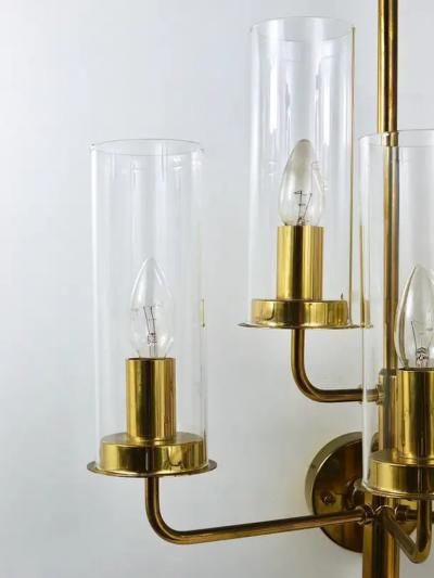 Hans Agne Jakobsson Hans Agne Jakobsson Sonata Midcentury 5 Armed Sconce Wall Light Markaryd 1960