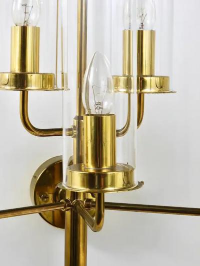 Hans Agne Jakobsson Hans Agne Jakobsson Sonata Midcentury 5 Armed Sconce Wall Light Markaryd 1960