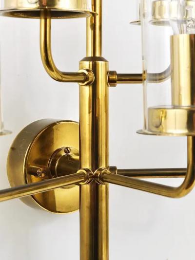 Hans Agne Jakobsson Hans Agne Jakobsson Sonata Midcentury 5 Armed Sconce Wall Light Markaryd 1960