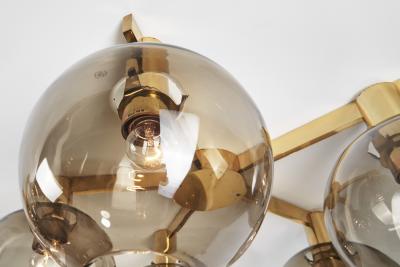 Hans Agne Jakobsson Hans Agne Jakobsson T376 5 Ceiling Light for AB Markaryd Sweden 1960s