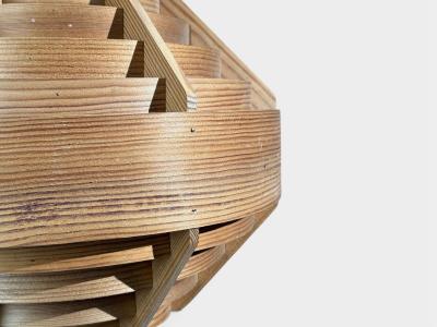 Hans Agne Jakobsson Hans Agne Jakobsson Table Lamp Pine Sweden 1970s