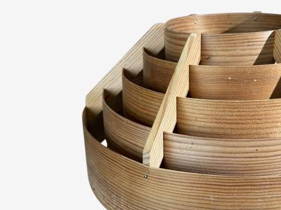 Hans Agne Jakobsson Hans Agne Jakobsson Table Lamp Pine Sweden 1970s