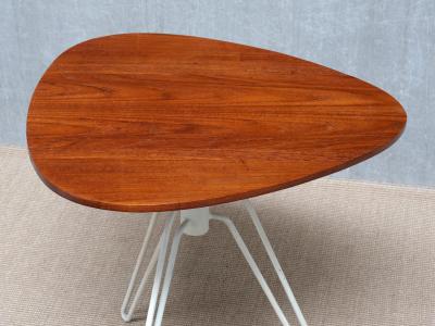 Hans Agne Jakobsson Hans Agne Jakobsson Three Legged 195 Side Table in Teak hus Sweden 1950s
