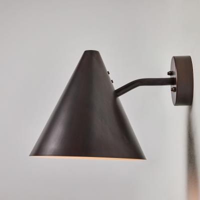 Hans Agne Jakobsson Hans Agne Jakobsson Tratten Dark Brown Patinated Outdoor Sconce
