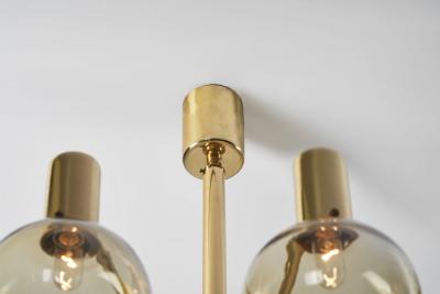 Hans Agne Jakobsson Hans Agne Jakobsson Twelve Light Chandelier Sweden 1950s