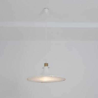 Hans Agne Jakobsson Hans Agne Jakobsson White Trumpet Pendant Model T 625 for Markaryd 1970s