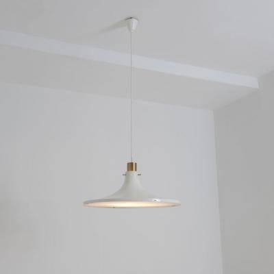 Hans Agne Jakobsson Hans Agne Jakobsson White Trumpet Pendant Model T 625 for Markaryd 1970s