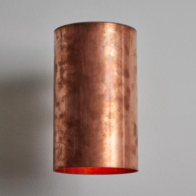 Hans Agne Jakobsson Large Hans Agne Jakobsson C 627 Rulle Copper Outdoor Sconce