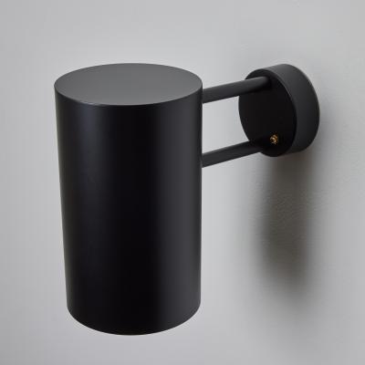Hans Agne Jakobsson Large Hans Agne Jakobsson C 627 Rulle Outdoor Sconce in Black